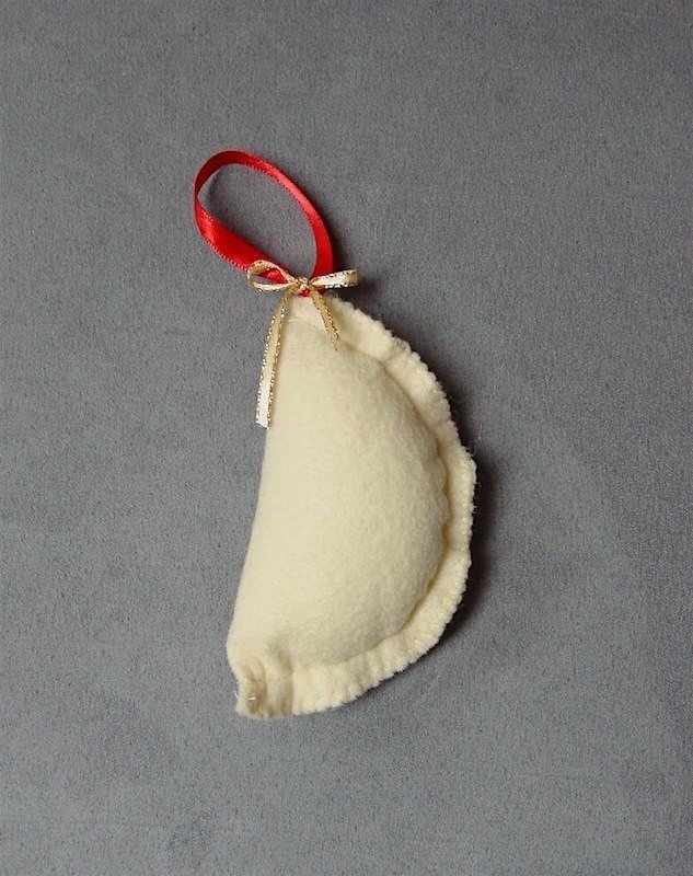Pierogi Christmas Ornaments
